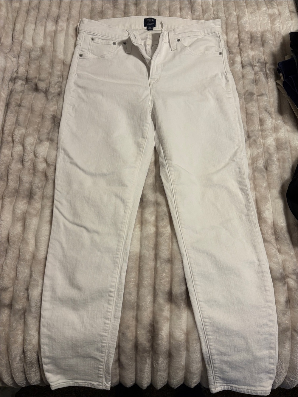 J. Crew Women's White Skinny Jeans